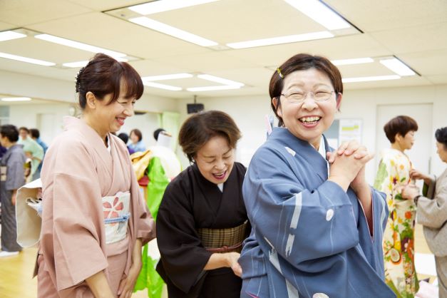 手結びきものの着付け　着付け高等師範科　【女性限定】
