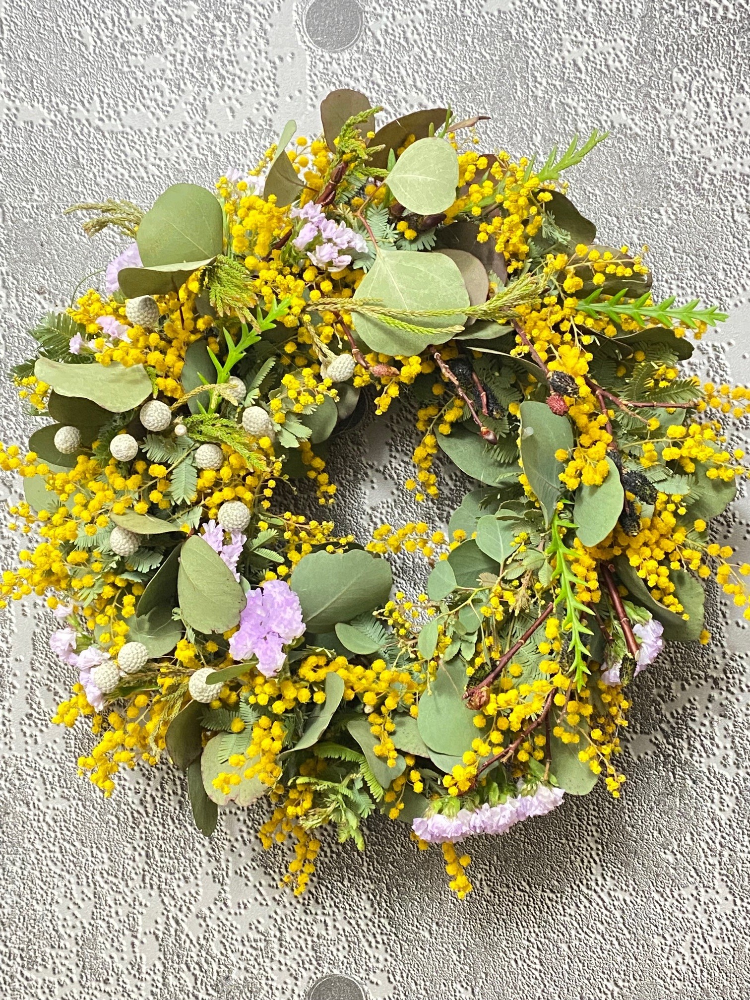 3/21 ミモザのナチュラルリース｜講座紹介｜犬山中日文化センター｜中