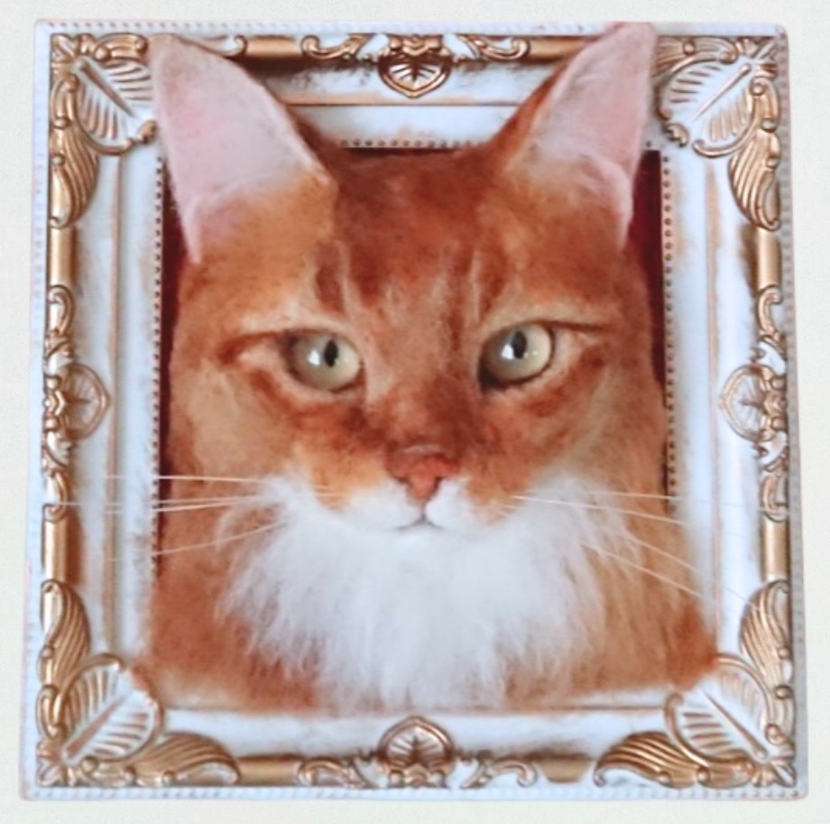 羊毛フェルトで作る猫のブローチ｜講座紹介｜ぎふ中日文化センター｜中