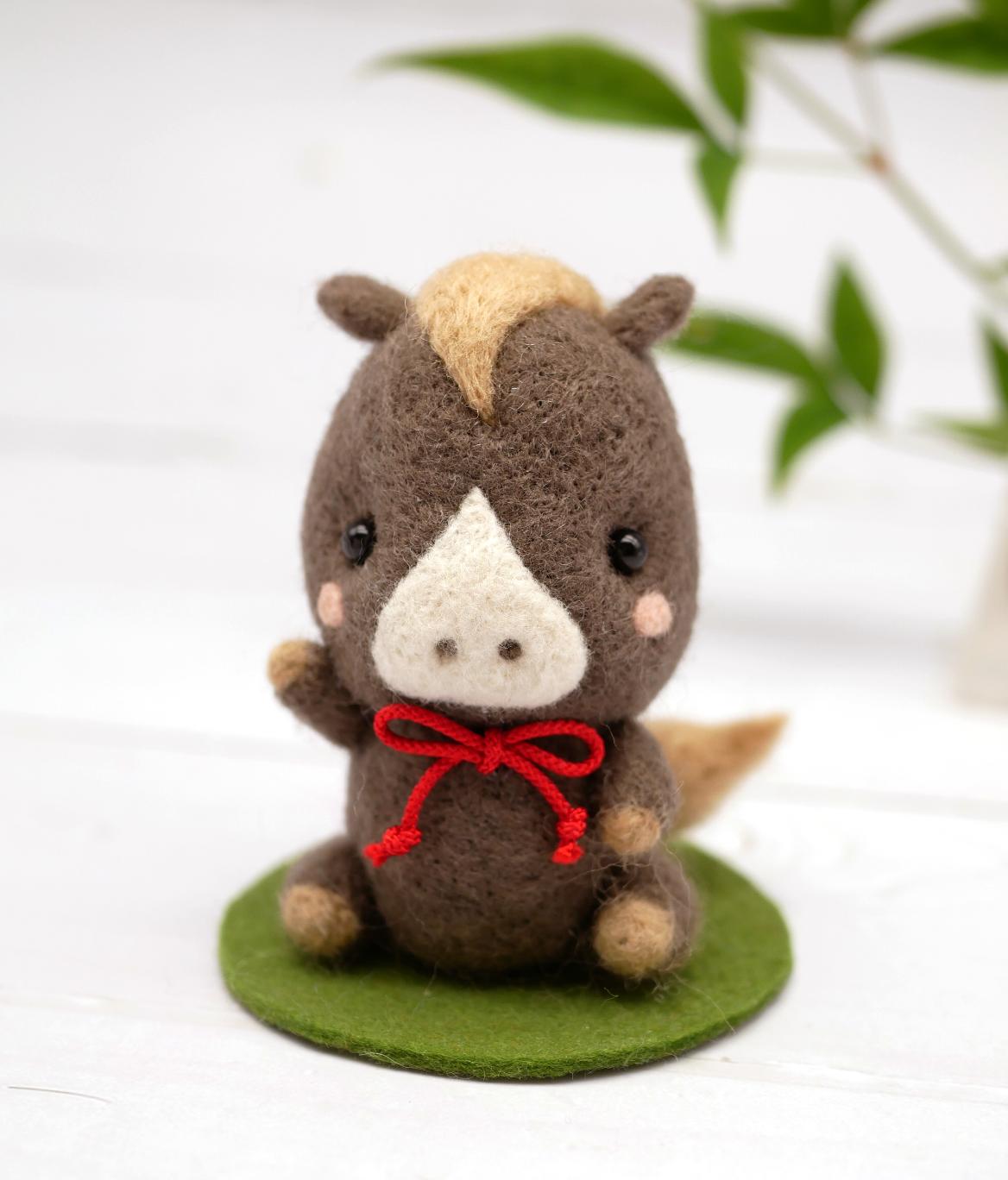 羊毛フェルト　ゆきち♪様 羊毛フェルト】雪うさぎを作りました！ - YouTube